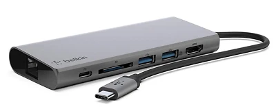 Belkin  USB-C Multimedia Hub, 6-in-1 Multi-Port Docking Station NEW IN BOX - Image 1 of 4