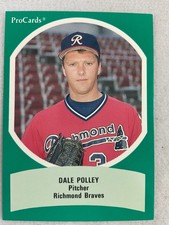 1990 AAA All Star Game Baseball ProCard#04-Dale Polley, Richmond Braves