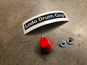Ddrum Tom Bass Drum Lug Casing DIABLO RED - Picture 1 of 10