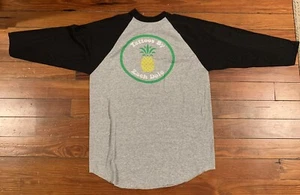 Pineapple Print Long Sleeve Tee Size Large (Unisex) - Picture 1 of 2