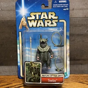 Teebo Star Wars Return Of The Jedi Action Figure Hasbro 2002 Sealed - Picture 1 of 5
