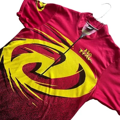 Camisa de carreras de compresión de bicicleta No Fear vintage media cremallera talla grande Foto 1 de 4