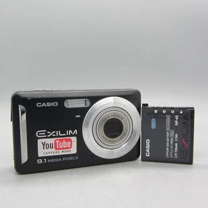 Casio Digital Camera Exilim EX-Z22 9.1MP Black Tested - Picture 1 of 8