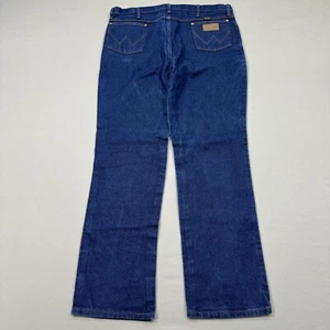 Wrangler Jeans Uomo 40x34 Blu Taglio Cowboy Slim Fit 936DEN Denim Western Abbigliamento da Lavoro - Foto 1 di 9
