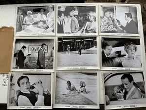 VTG SET 9 LOBBY CARDS THE OUTSIDE MAN 1972 JEAN-LOUIS TRINTIGNANT ANN MARGRET - Picture 1 of 5