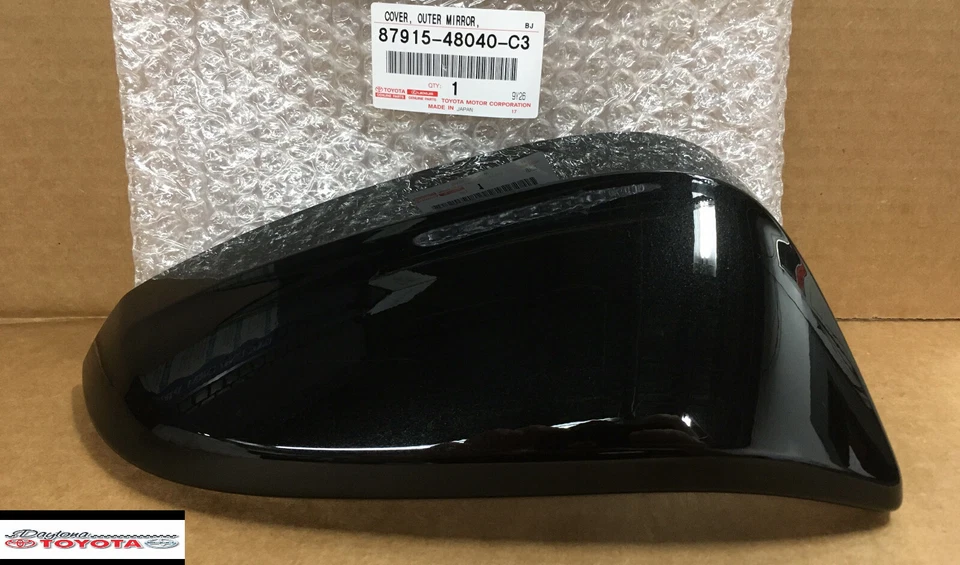 КРЫШКА НАРУЖНОГО ЗЕРКАЛА TOYOTA RAV4 ПОДХОДИТ ДЛЯ ЧЕРНОЙ ПАССАЖИРСКОЙ СТОРОНЫ 2015–2018 ГОДОВ - Изображение 1 из 1