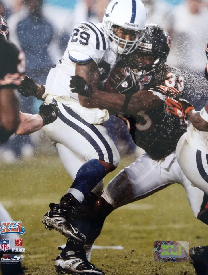 FOTO DE ACCIÓN JOSEPH ADDAI Super Bowl XLI 8X10 #3 INDIANAPOLIS COLTS Foto 1 de 1