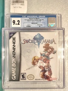 CGC 9.2 A+ Secret of Mana Graded Nintendo Gameboy Advance Brand NEW, Sealed, GBA - Picture 1 of 9