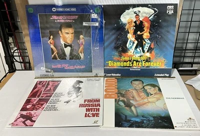 James Bond (007) Laserdisc Bundle (4 Films) - Sean Connery. Diamond Are Forever - Image 1 of 4