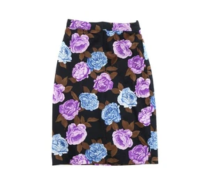 Falda Lápiz Max Mara Floral Rosas Midi Vintage - Imagen 1 de 5