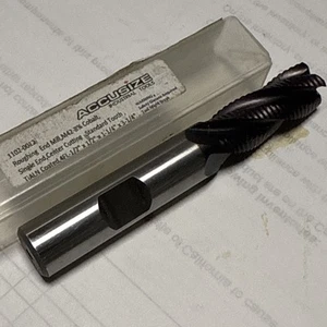 1/2 x 1/2 x 3-1/4" Fine Tooth M42 8% Cobalt TiALN Roughing End Mill New !{ - Picture 1 of 3