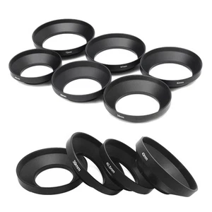 39/40.5/43/46/49/52/55/58/62/72mm Aluminum Alloy Wide Angle Lens Hood for Camera - Picture 1 of 20