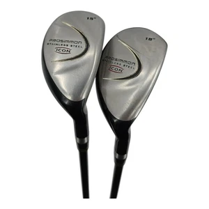 Prosimmon 15 and 18 Degree Hybrid Golf Club Mens RH 43" and 42" With Head Covers - Picture 1 of 7