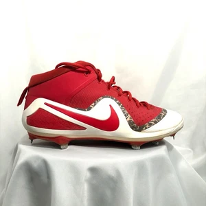 Nike Mens Baseball Cleats Zoom Trout 4 Size 12 Red White Camo 2017 917837-660 - Picture 1 of 11