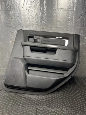 ✅ 13-24 RAM 1500-3500 LIMITED CREW CAB DOOR PANEL REAR RIGHT PASSENGER BLACK OEM - Image 1 of 4