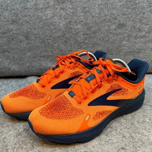 Brooks Launch GTS 9 Orange Blue Running Shoes Sneakers Athletic Comfort Mens 10 - Picture 1 of 9