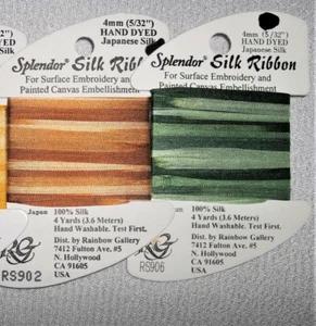 Rainbow Gallery Splendor SILK RIBBON - Cross Stitch/Needlepoint - You Choose - Picture 1 of 1