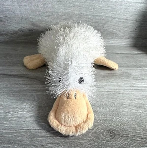 Ganz Webkinz Fuzzy White & Tan Plush Duck Toy 8" No Tag - Picture 1 of 9