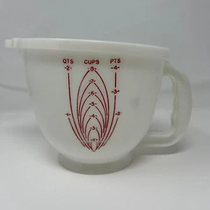 Vintage Tupperware Mix N Stor 2 Qt 8 Cup Measuring Bowl Pitcher 500 with Lid - Picture 1 of 11