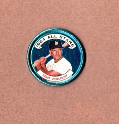 1964 Topps  Coins #123 Bobby Richardson  Yankees       (20% *Rebates!) - Image 1 of 2