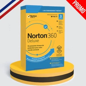 [ORIGINAL] Norton 360 Deluxe 2023 FRANÇAIS & EU 3 Appareils / 1 AN - Photo 1/1