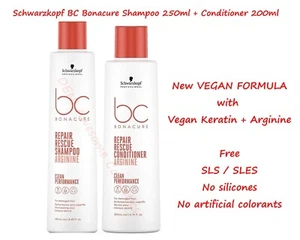Schwarzkopf BC Bonacure Repair Rescue Shampoo 250ml + Conditioner 200ml - Picture 1 of 1