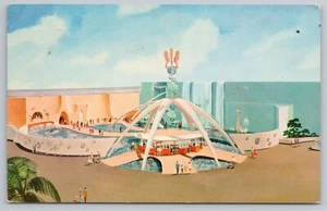 1950er Pazifischer Ozean Vergnügungspark Eingang Santa Monica Kalifornien Postkarte - Bild 1 von 2