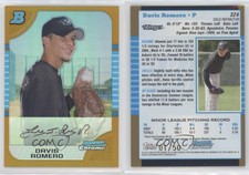 2005 Bowman Chrome First Year Gold Refractor /50 Davis Romero #324 Rookie RC