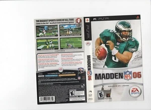 Madden NFL 06 PSP ARTWORK ONLY Authentic - Bild 1 von 1