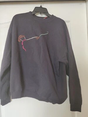 Sudadera de Golf Cross Creek Hecha en Estados Unidos Talla XL Vintage Negra Foto 1 de 4