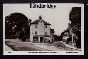 Newbury - Oxford & Speen Roads - real photographic postcard - Foto 1 di 1