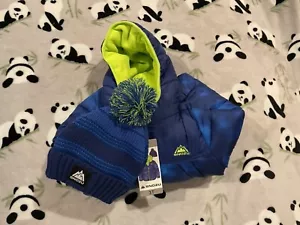 Snozu Kinderjacke 3T blau mit Mütze Kleinkind - Bild 1 von 6