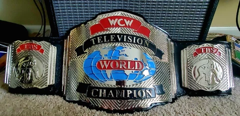 BRAND!! NEW!! REAL!! 4mm Wcw World Television Championship Belt Cover