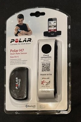Polar H7 Bluetooth Heart Rate Sensor & Black Strap - Brand New in Package XS-S - Image 1 of 2