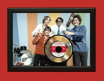 Monkees #2 Poster Art Wood Framed 45 Gold Record Display C3 - Image 1 of 4
