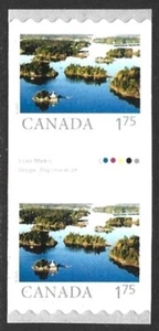 Canada 2025 From Far and Wide Thousand Is. Coil Pair w/ GUTTER #3478ii VF-NH - Picture 1 of 2