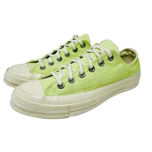 Scarpe sneakers basse CONVERSE verde chiaro All Star Chuck Taylor taglia 8 5 tela