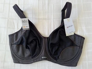 Berlei Electrify Underwire Bra - Black Mesh - 16E - YYN7 - NWT - Picture 1 of 5
