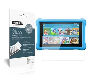 2x Screen Protector for Amazon Fire HD 10 Kids (2019) Flexible Glass 9H dipos - Picture 1 of 8