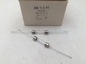 (10 piezas) 318.500 Littelfuse, 500mA 250vac, fusible de vidrio de acción rápida, (axial) - Imagen 1 de 1