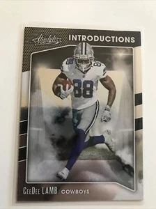 CeeDee Lamb RC 2020 Panini Absolute Introductions I-CL *Dallas Cowboys - Imagen 1 de 2