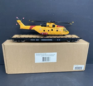 Menards 279-3088 CN 09039 Flatcar Helicopter RCAF Coast Guard helicopter J203 - Picture 1 of 9