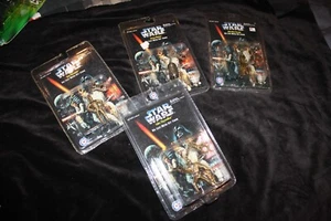 Schlüsselanhänger Star Wars Druckguss aus Metall Lot ~ Luke Skywalker ~ See-Threepio ~ Artoo Detoo ~ O - Bild 1 von 5