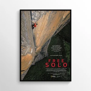 2018 FREE SOLO - Movie Film Poster Print A3 A4 A5 - Home Decor/Wall Art - Picture 1 of 4