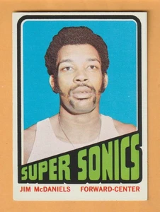 Jim McDaniels Seattle Supersonics 1972-73 Topps #137 Western Kentucky Toppers - Picture 1 of 2