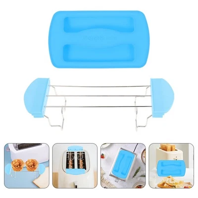  1 Set Toaster Warmhalterost Brotständer Sandwichständer Halter Grillrost mit - Bild 1 von 4