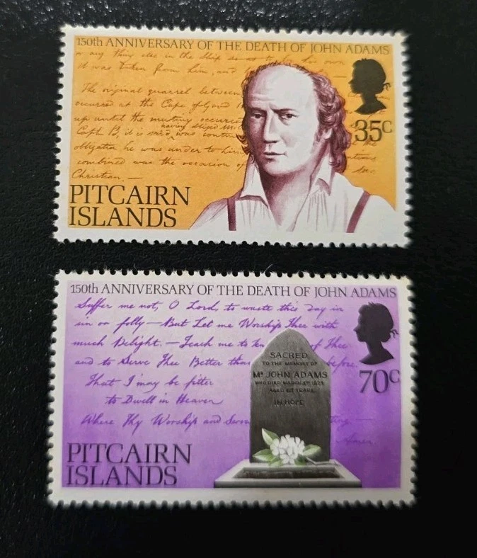 Pitcairn Islands 1979 John Adams Set MUH J10 Foto 1 de 1