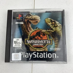 Playstation Jurassic Park Warpath Sony PlayStation PS1 Manual Included - Picture 1 of 14