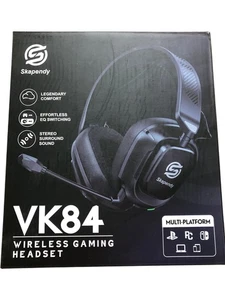 SKAPENDY VK84 Wireless Gaming Headset Multi Platform Stereo Sound - Picture 1 of 12