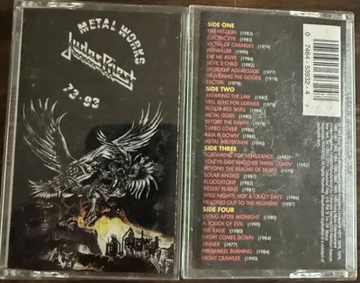 Judas Priest Cassette Metal Works 73-93 Double Cassette Metal Rock - Image 1 of 3